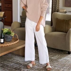 Frank and Eileen Wexford Wide Leg Linen Blend Pants